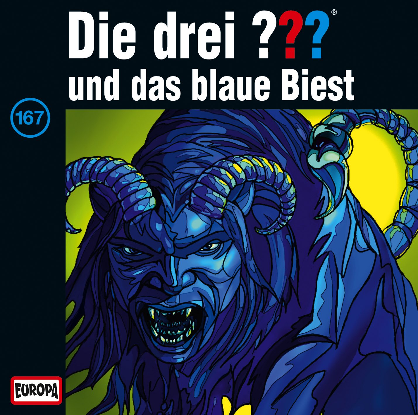 Cover von Die drei Fragezeichen - 167 und das Blaue Biest
